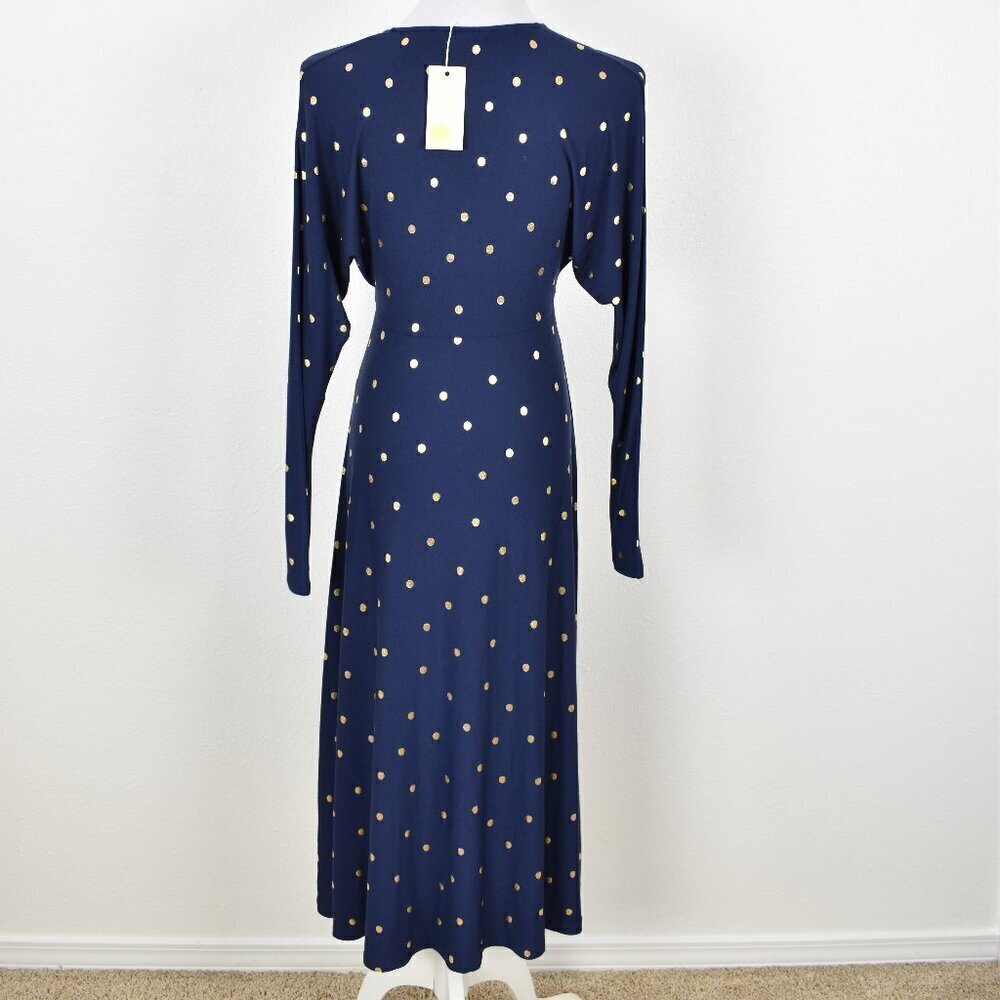Boden Gemma Jersey Polka Dot Dress NEW - 2 - Picture 6 of 10